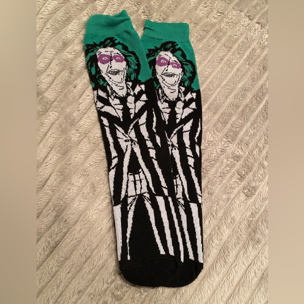 New Beetlejuice novelty socks